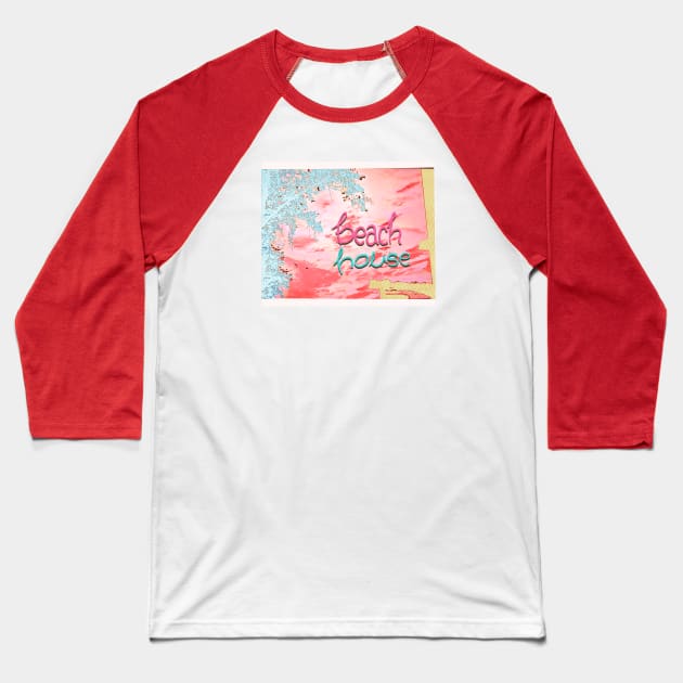 BEACH HOUSE Baseball T-Shirt by Noah Monroe